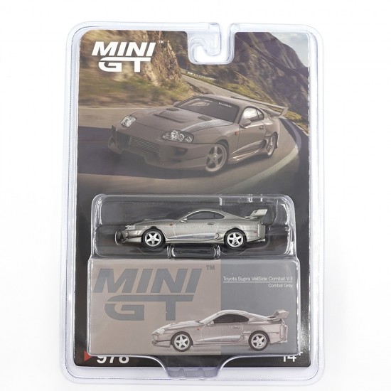 BLISTER - MiniGT - 978 - Toyota Supra VeilSide Combat V-II Combat Grey