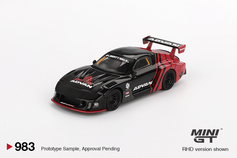 MiniGT - 983 - Mazda RX-7 LB-Super Silhouette Advan