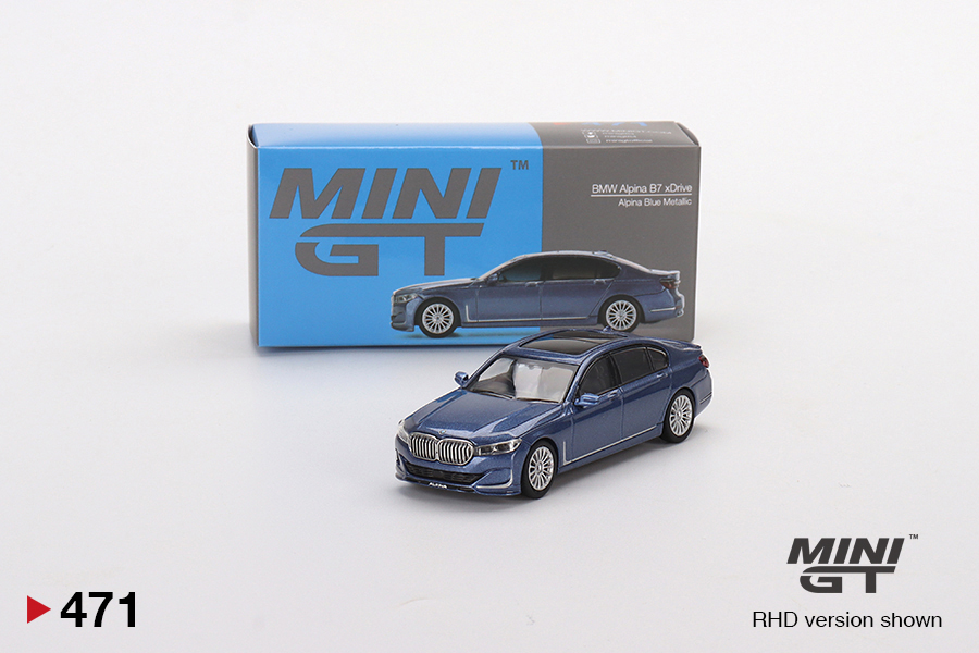MiniGT - 471- BMW Alpina B7 xDrive Alpina Blue Metallic