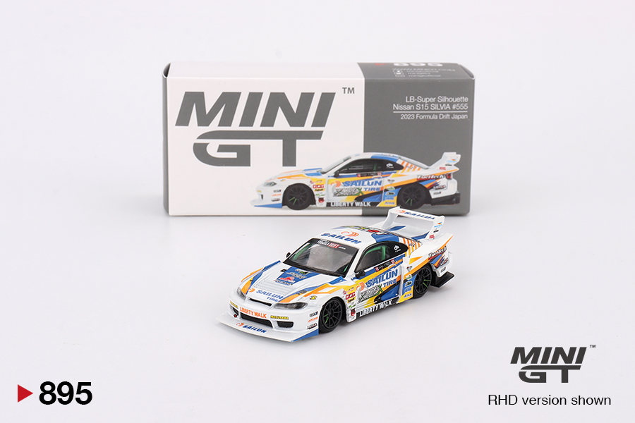 MiniGT - 895 - Nissan LB-Super Silhouette S15 SILVIA #555 2023