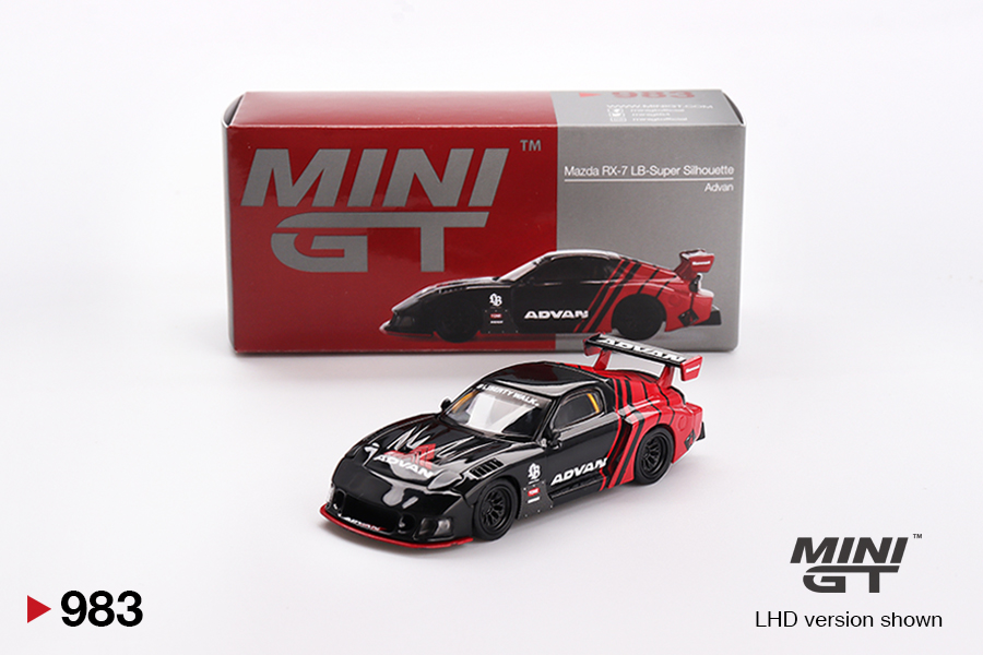 MiniGT - 983 - Mazda RX-7 LB-Super Silhouette Advan