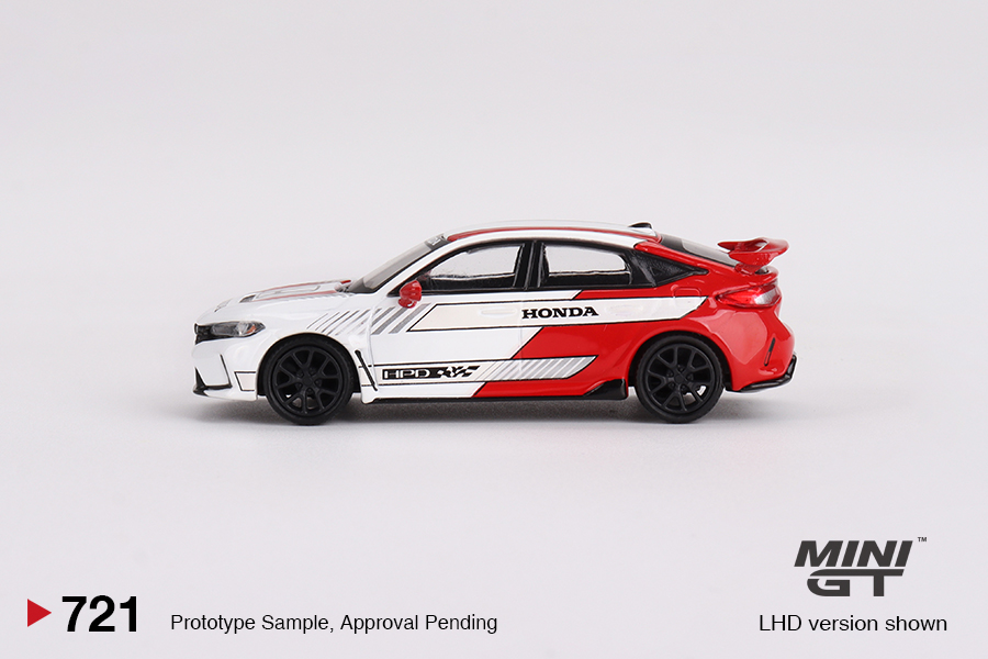 MiniGT - 721 - Honda Civic Type R #2 2023 Pace Car White