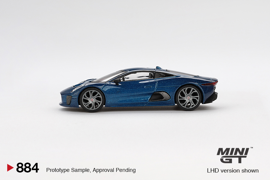 ミニカー CG ORIGINAL MINIATURE CAR COLLECTION2005 MiniGT - 884 - Jaguar C-X75 Blue