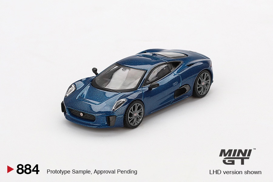 MiniGT - 884 - Jaguar C-X75 Blue