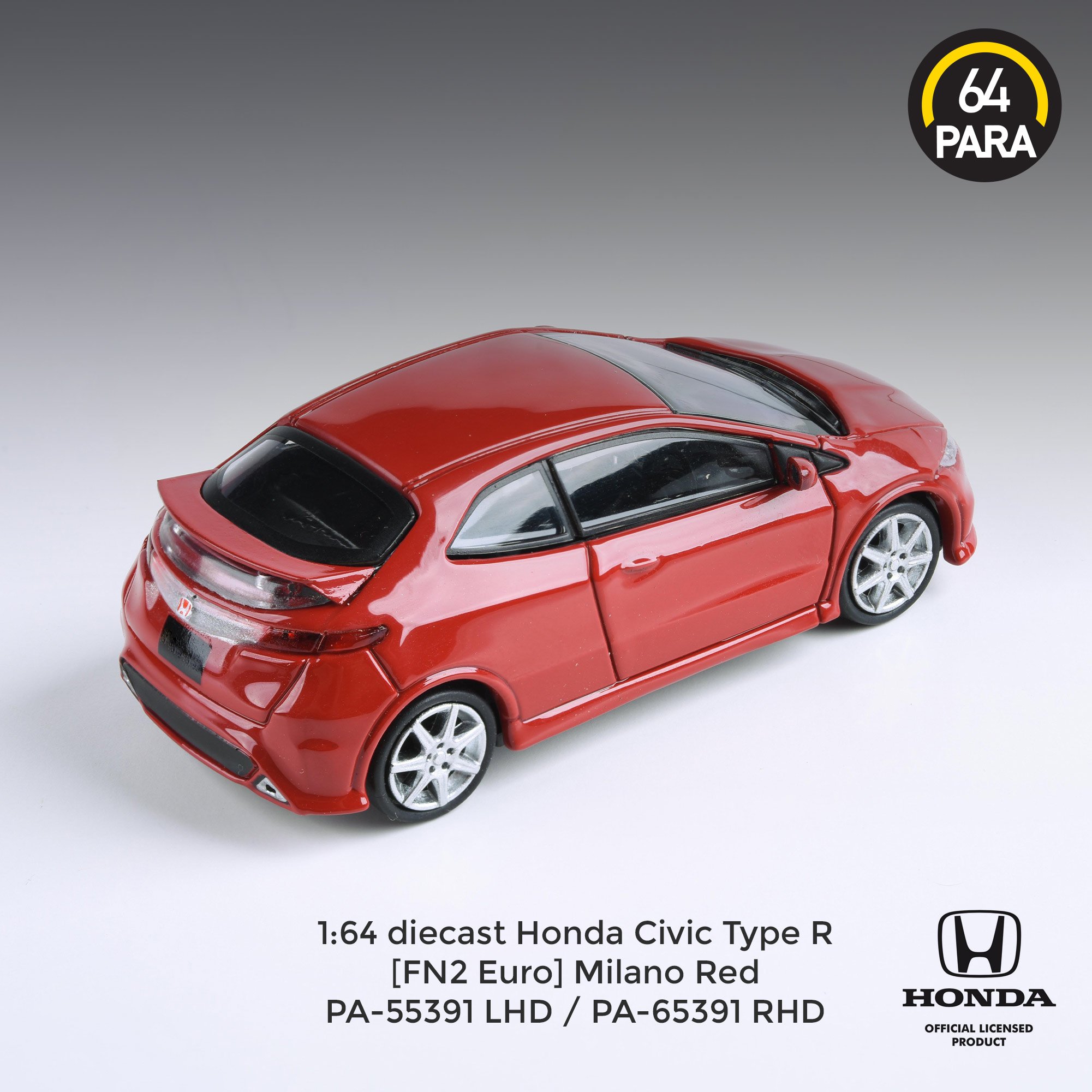 HONDA CIVIC TYPE R FN2 EURO 1:64 SCALE COLLECTIBLE